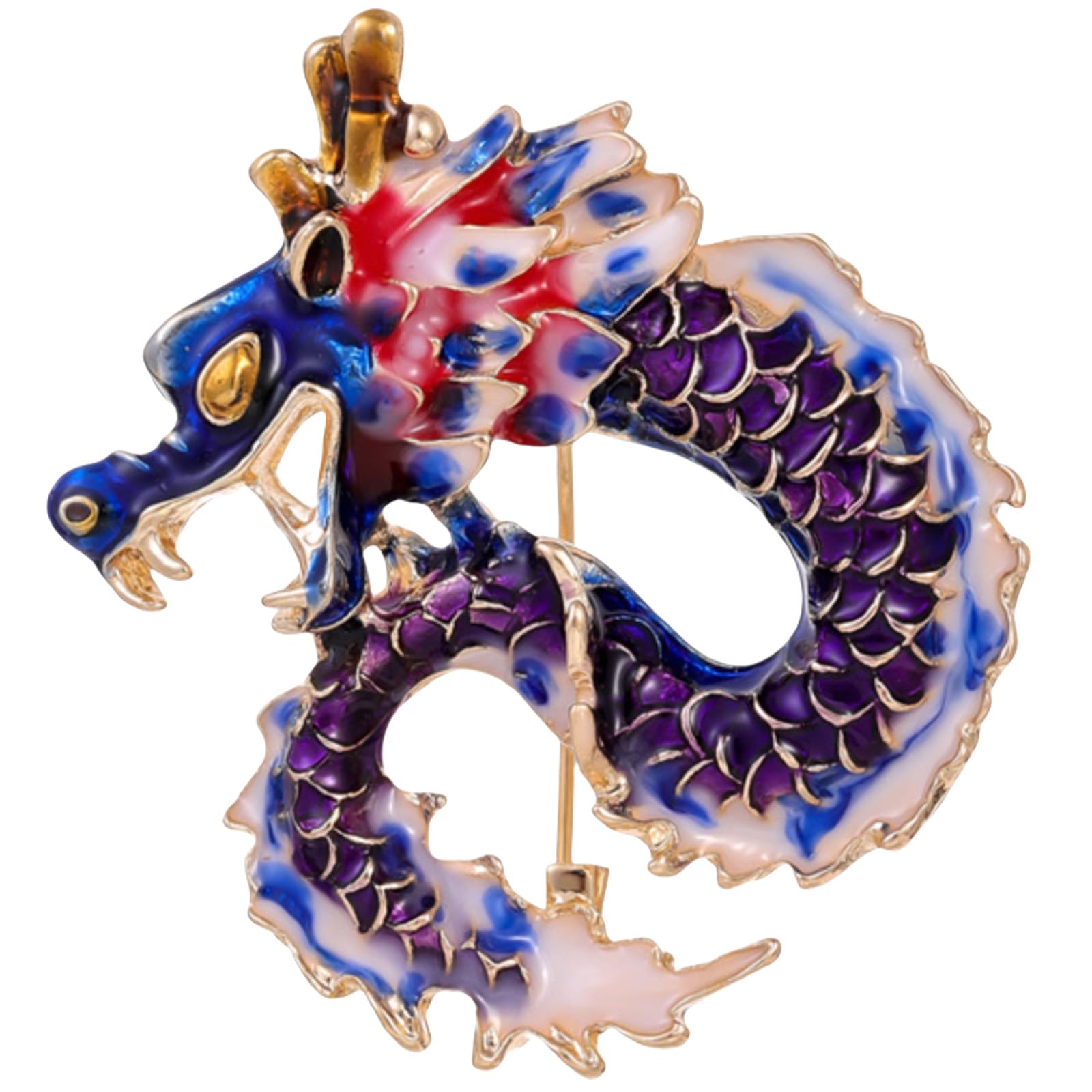 FAIRYGATE Gold Pin for Dress Brooch Crystal Pins Badge Enamel Lapel Brooches for Women Jewelry Decoration for Birthday Dating Party Anniversary UC31 — view 8