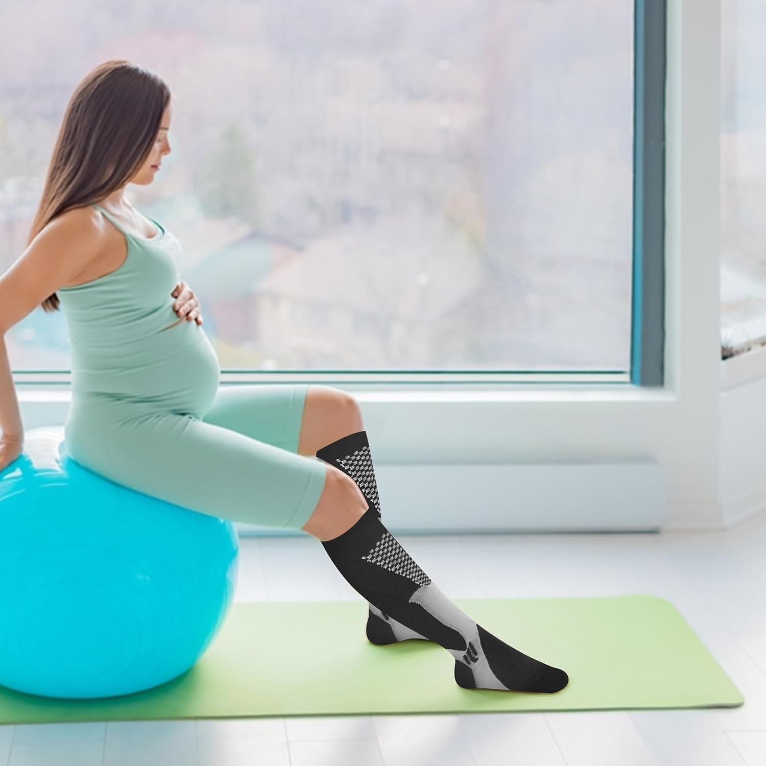 Compression Socks for Men Women 20-30 mmHg Compression Socks - Image 6