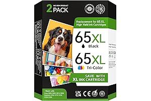 HP 65XL Ink Cartridges 2-pack Combo - for HP DeskJet 2652 Printer Ink Cartridges