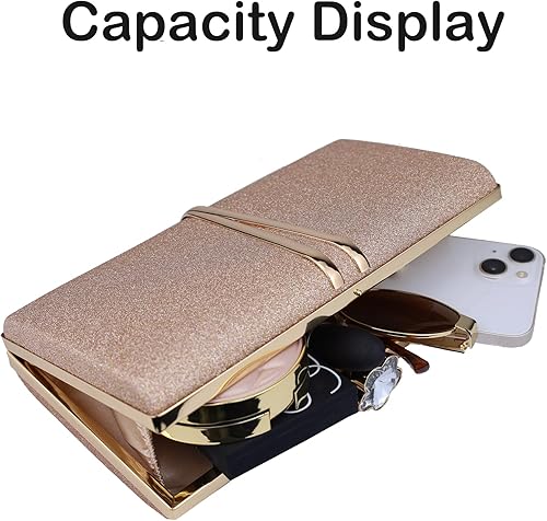 Miniatura 5 de Bolso de noche pequeño bolso de mano de leopardo, bolso formal de boda para mujer, bolso cruzado de moda con cadena