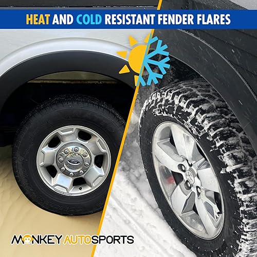 Miniatura 4 de Monkey Autosports 2011-2016 Ford F250/F350 Factory/OE design Fender Flares | Set of 4 | Front Right, Front Left, Rear Right and Rear Left | Fits