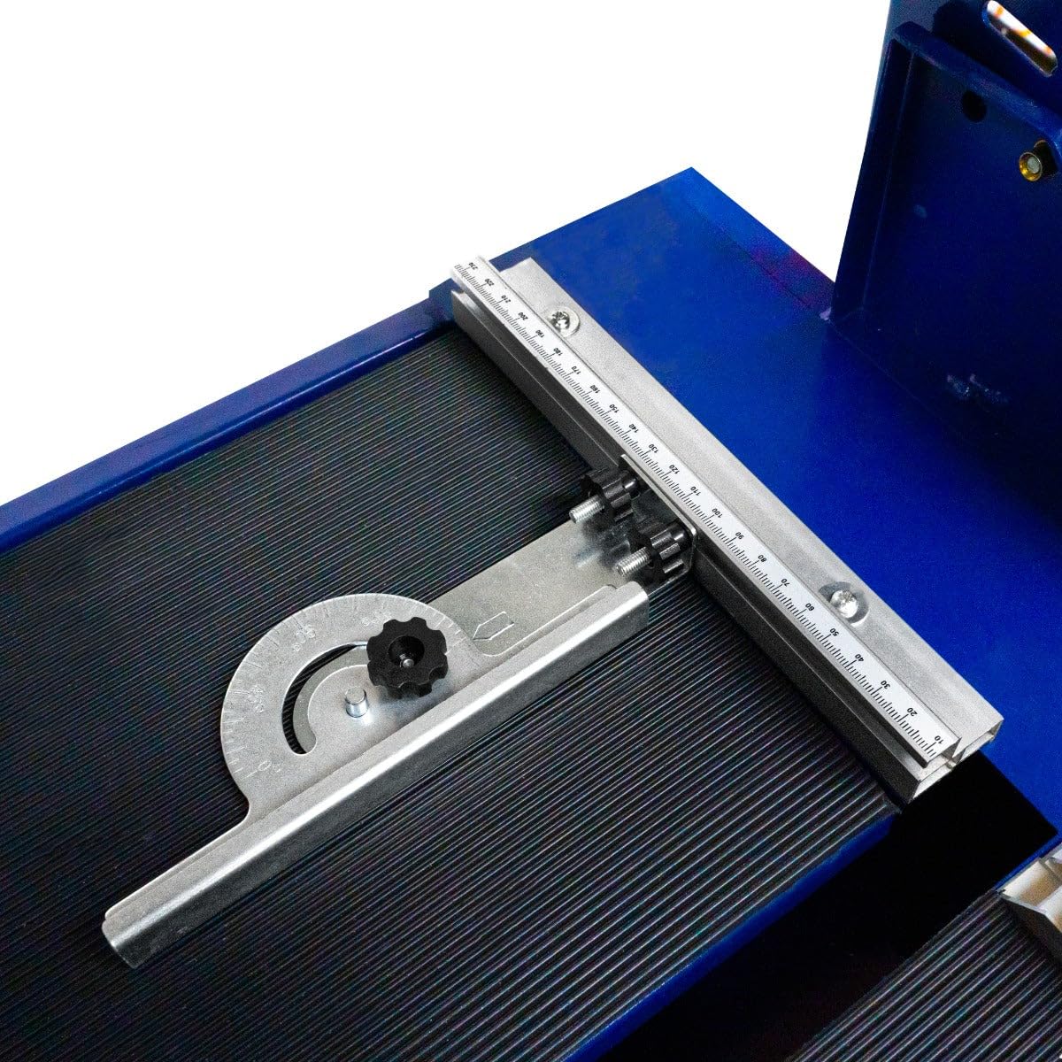 Scie à Carrelage sur Table de Sciage de 1200 mm Coupe Carreaux Électrique Moteur Robuste de 1400 W Angle de Coupe 0 à 45° Portable [2 x Lames de Recharge Diamantées & Guide Laser INCLUS]