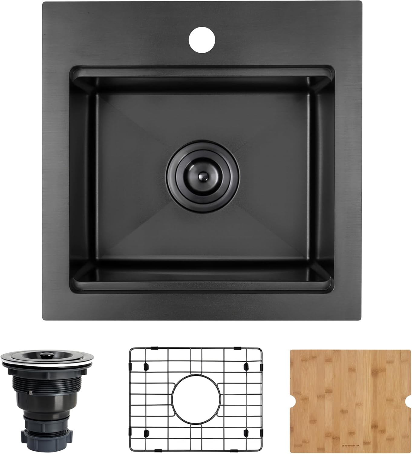 Bar Sink,Stainless Steel Kitchen Sinks,RV Kitchen Sink (Stainless Steel, 23 X 16 inch)