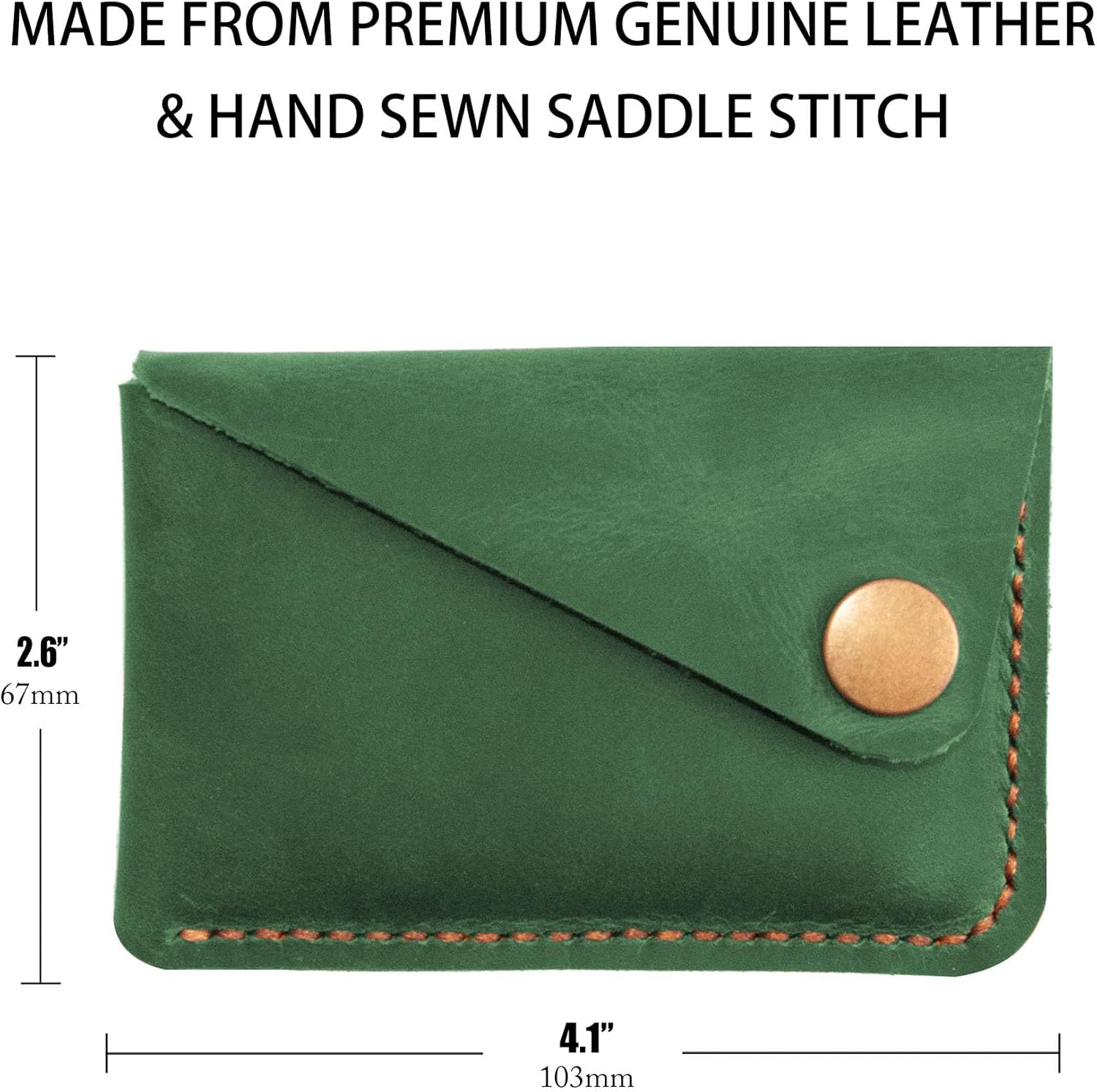 Leather Card Holder, Credit Card Wallet, Cardholder Wallet, Minimalist Wallet,Christmas Gift - Image 5