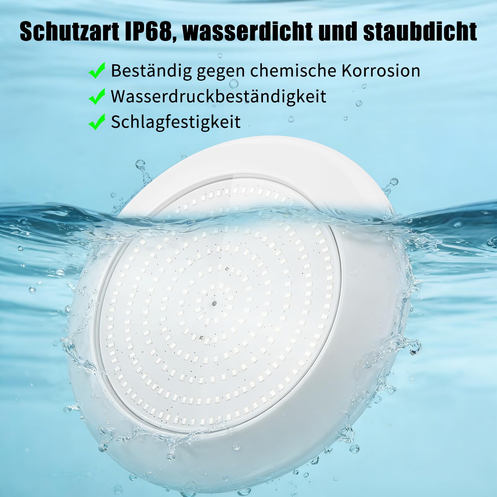 Projecteur LED Piscine Par56 20W IP68 12V 5500-6500K Blanc Froid