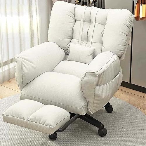 Lazy Sofa Gaming Chair, Ergonomic Office Chairs with Foot Rest