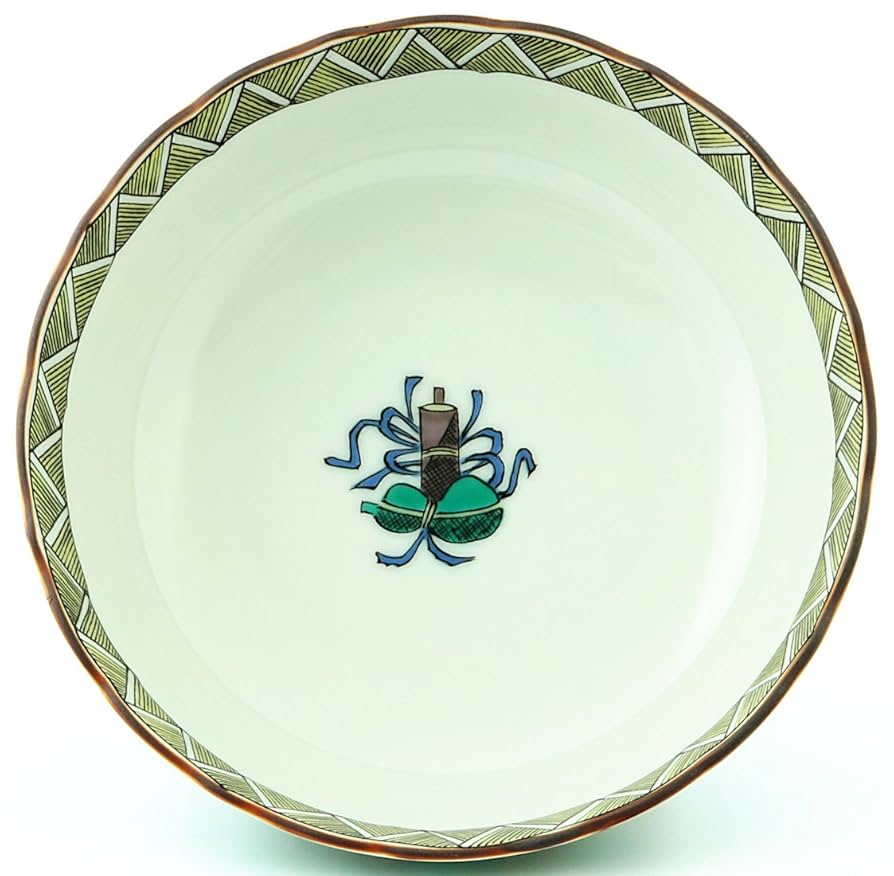 Amazon.co.jp: 九谷焼 5.8号 鉢 おしどり/鳳凰図 K4-392