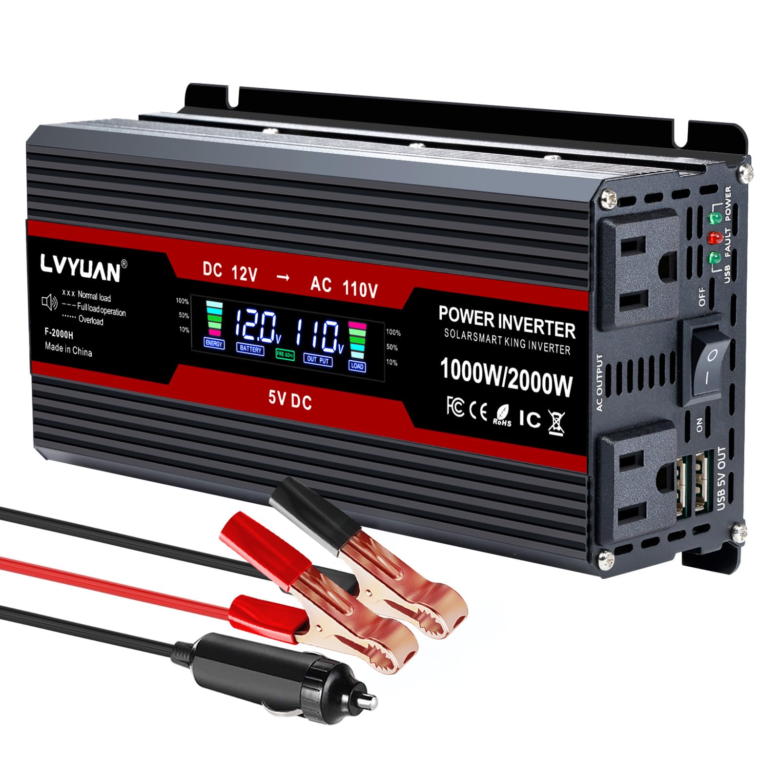 Lvyuan 1000W/2000W インバーター Lvyuan 1000W/2000W インバーター
