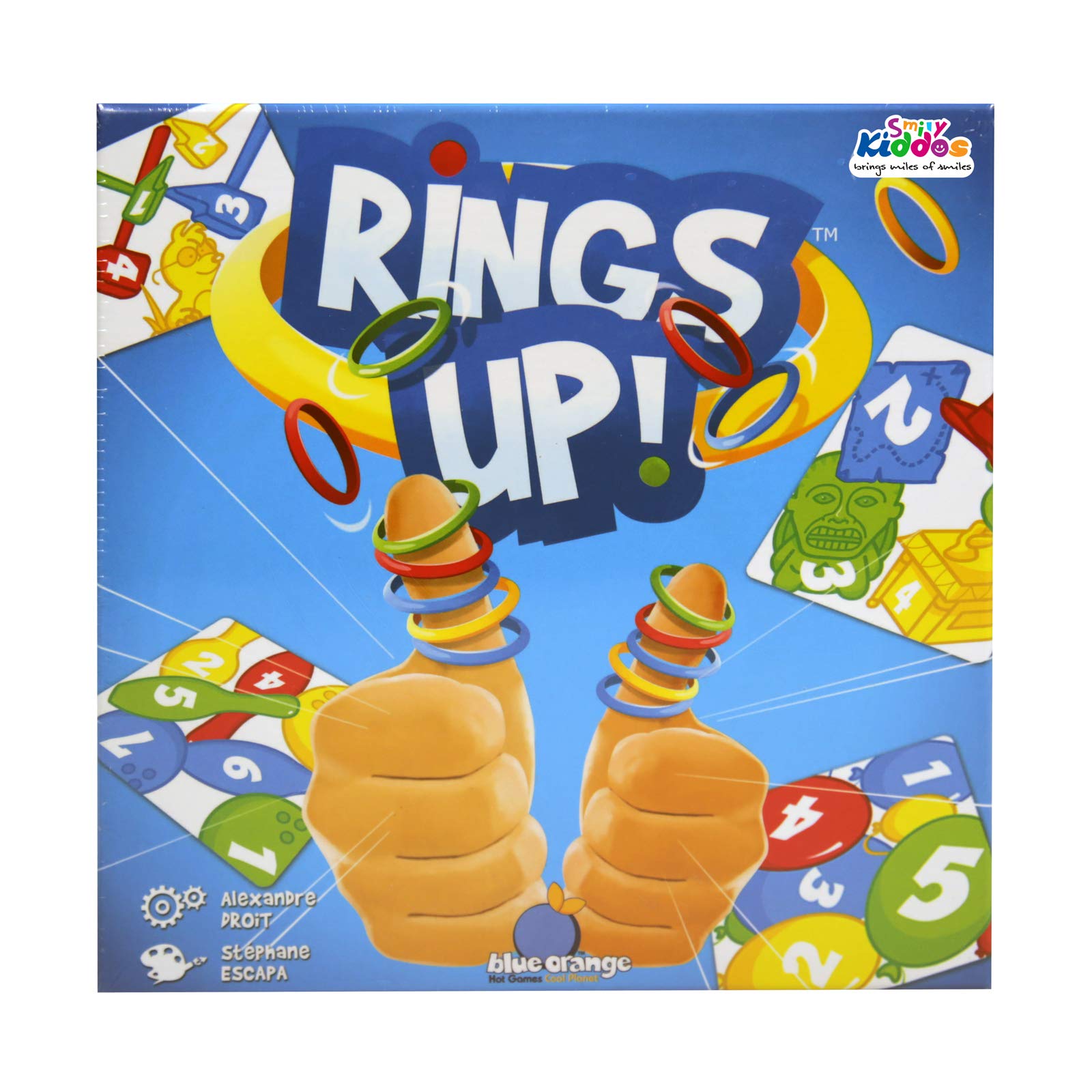 Smily Kiddos Blue Orange Rings Up| Board Game for Adults| Board Game for Ages 5 and Up| Game for Kids and Adults| Game for Families and Kids Ages 8 and Up (B07YCHM52K) Amazon Price History, Amazon Price Tracker
