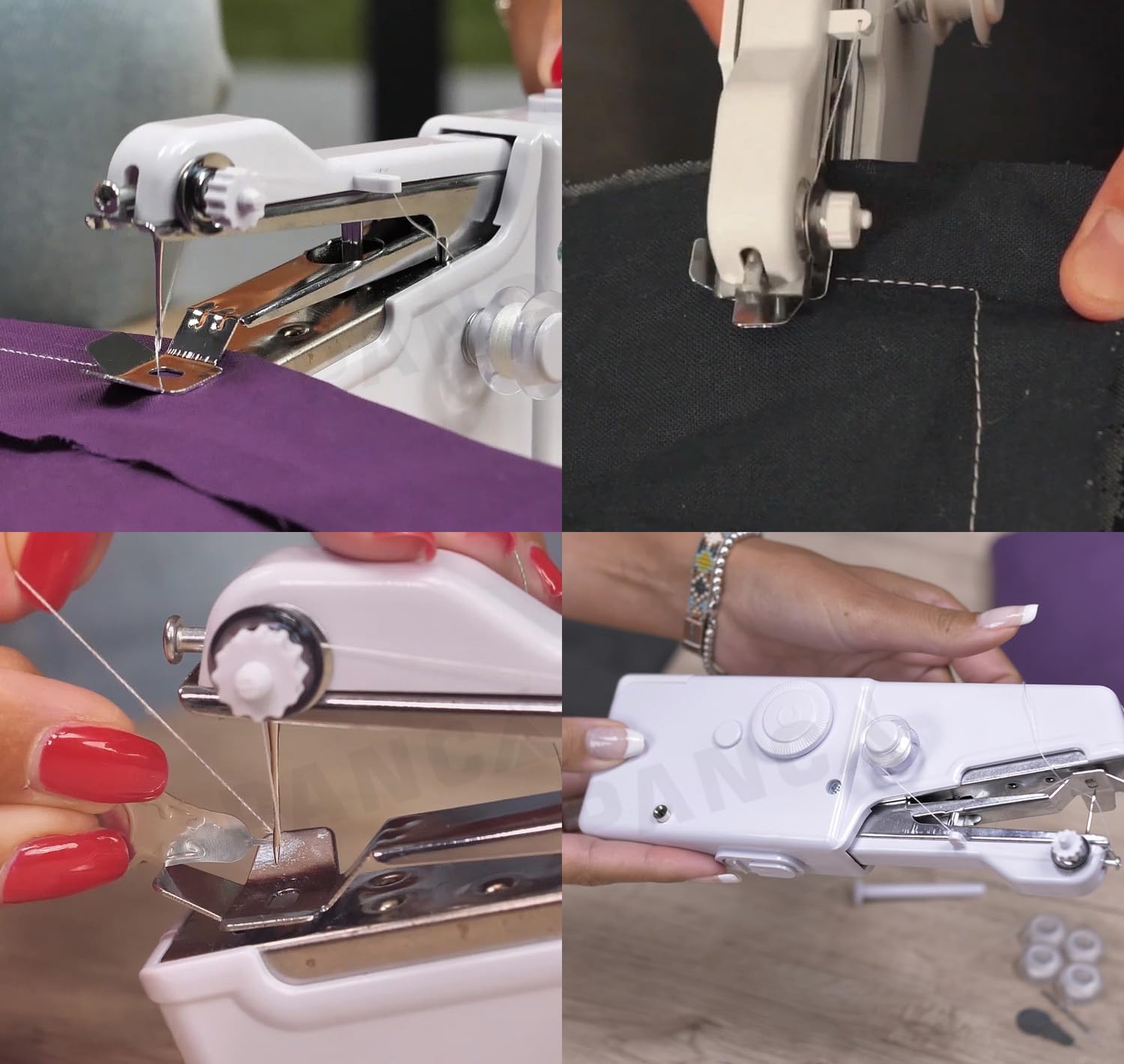 Handy Stitch Mini Hand Sewing Machine | Portable Stapler-Style Silai Machine for Quick Repairs, Home Tailoring & Emergency Stitching | Lightweight Handheld Sewing Tool (Handy Stitch) | Pack of 1