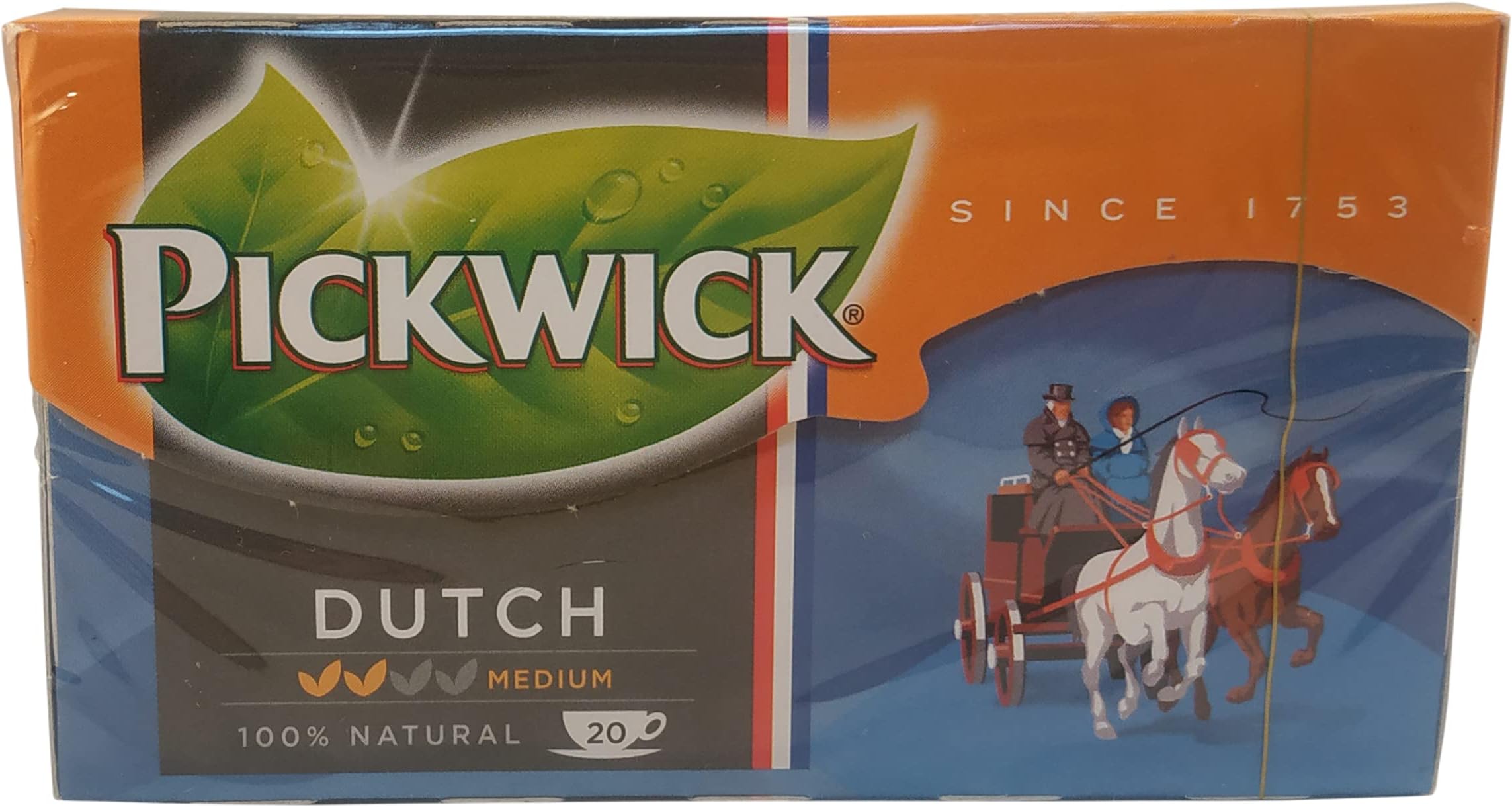 Dutch Black Tea - 20 Tea Bags | Fruity Tea | Ounce Total Weight