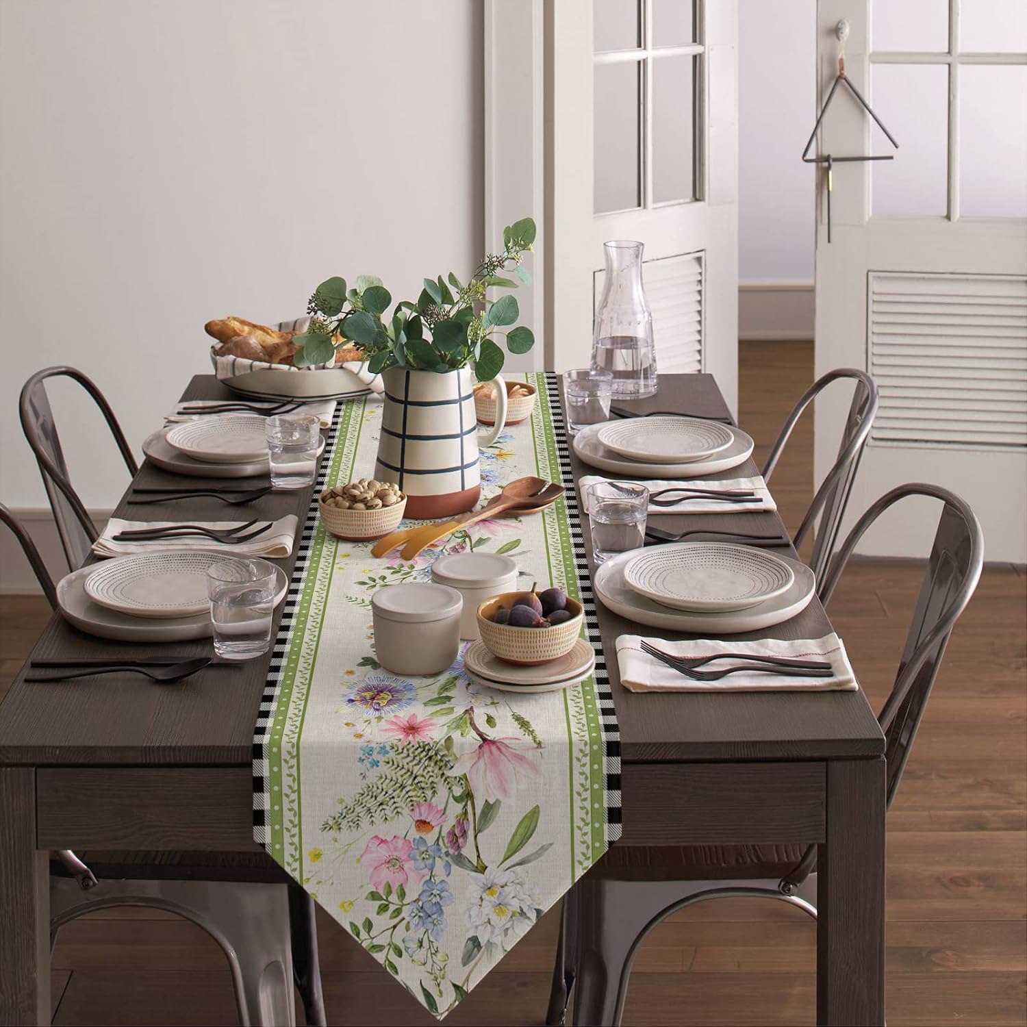 Table Runner 48 Inches Long Farmhouse Burlap Table Runners