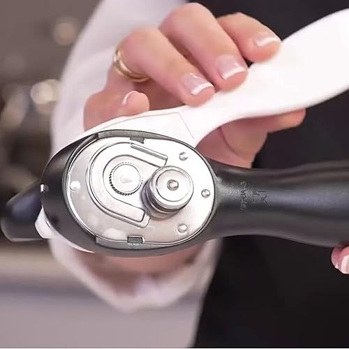 Miniatura 3 de Tupperware Abrelatas ergonómico de borde liso blanco y negro