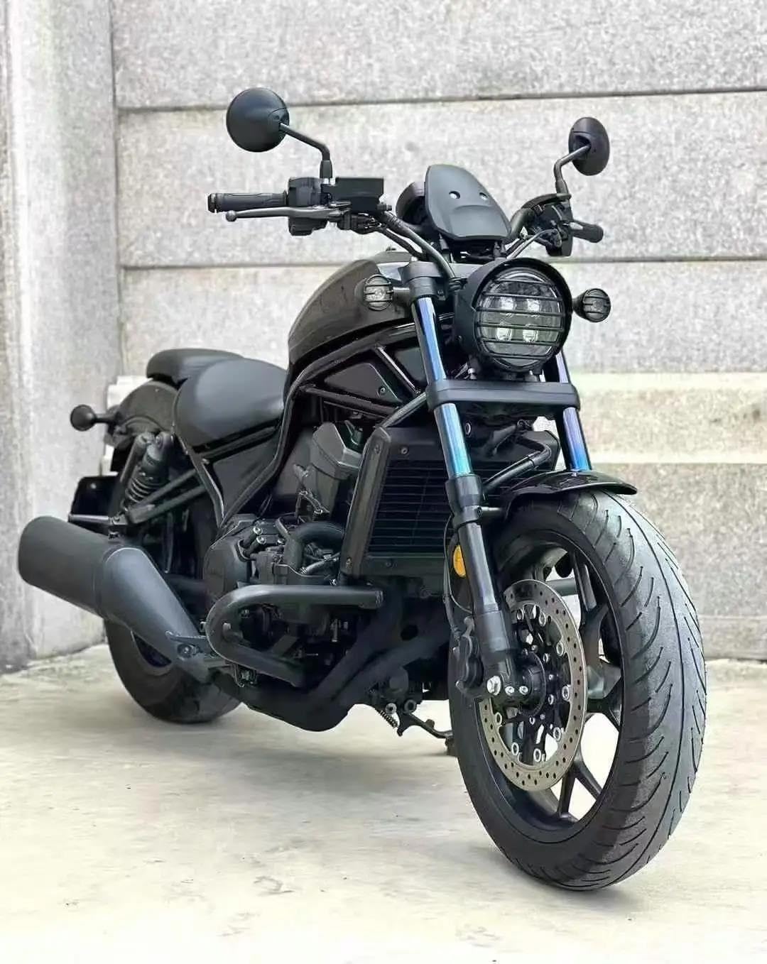 Dla Rebel Dla CMX 500 300 CMX500 2017-2024 Osłona Reflektora Motocyklowego Przednia Osłona Maski Osłona Widelca Szyba Przednia Szyby Przedniej