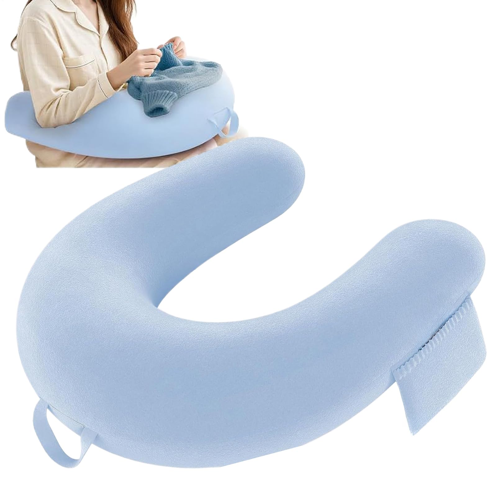 Genérico Almohada para Lectura Cojín Ergonómico en Forma de U | Soporte para Regazo Para Niños Y Adultos Soporte De Brazos Reduce Fatiga Cama Escritorio Sofá Suelo Sentarse Trabajar Jugar