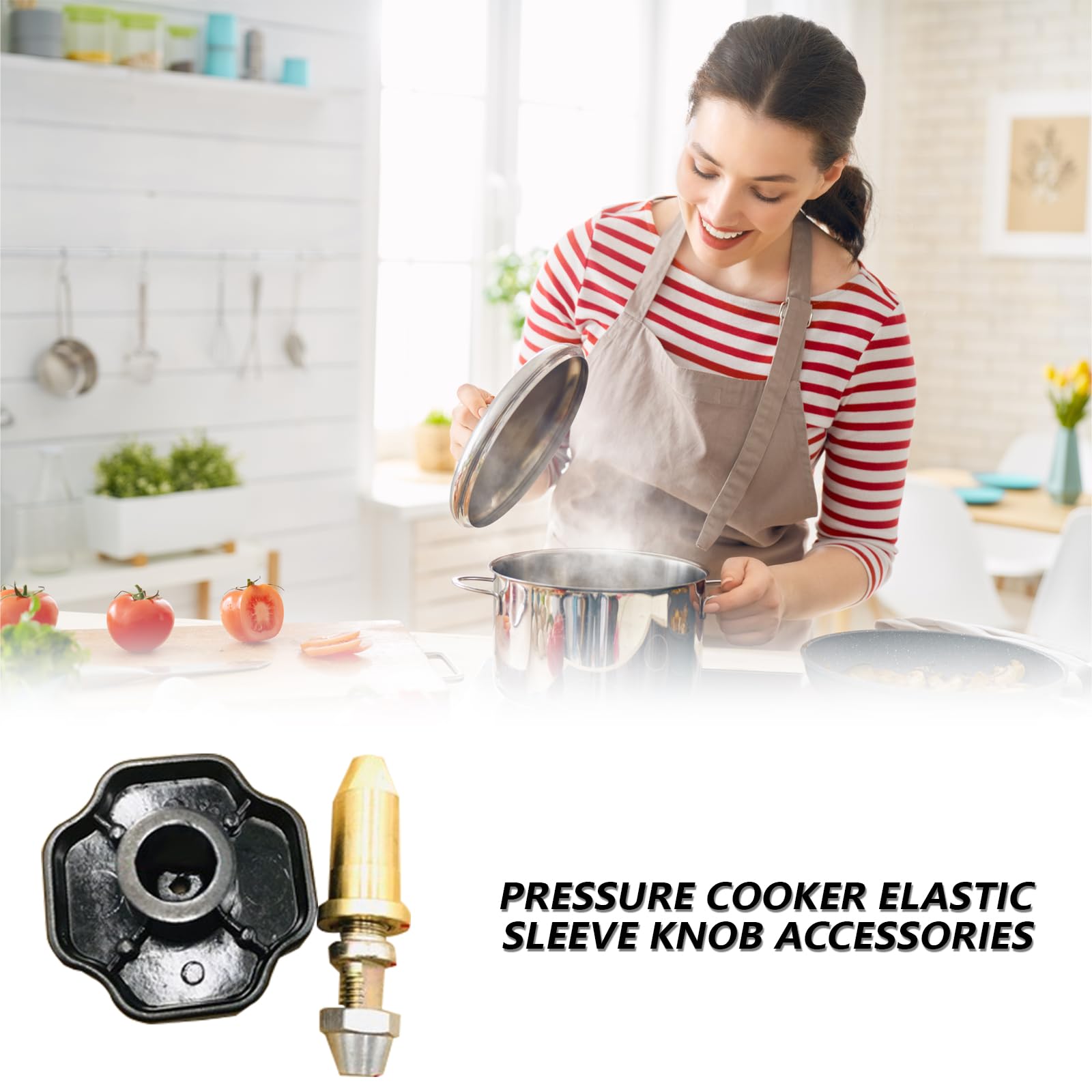 XAGMODSHN Kitchen Appliance Spare Part Pressure Cooker Adjustable Knob Accessory, Suitable For Pressure Cooker