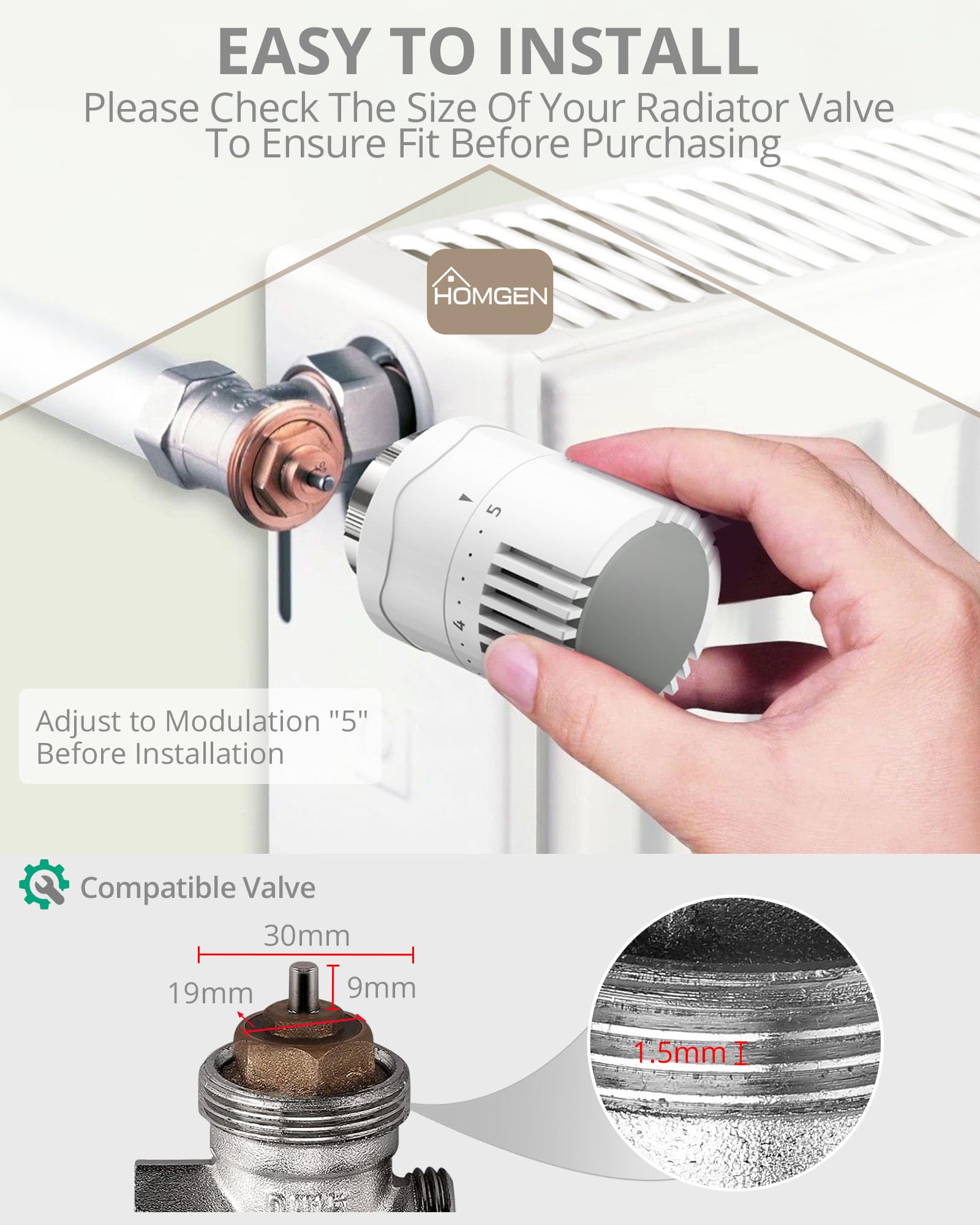 Radiador Valvulas Termostaticas Tado Termostatica Zigbee Cabezal