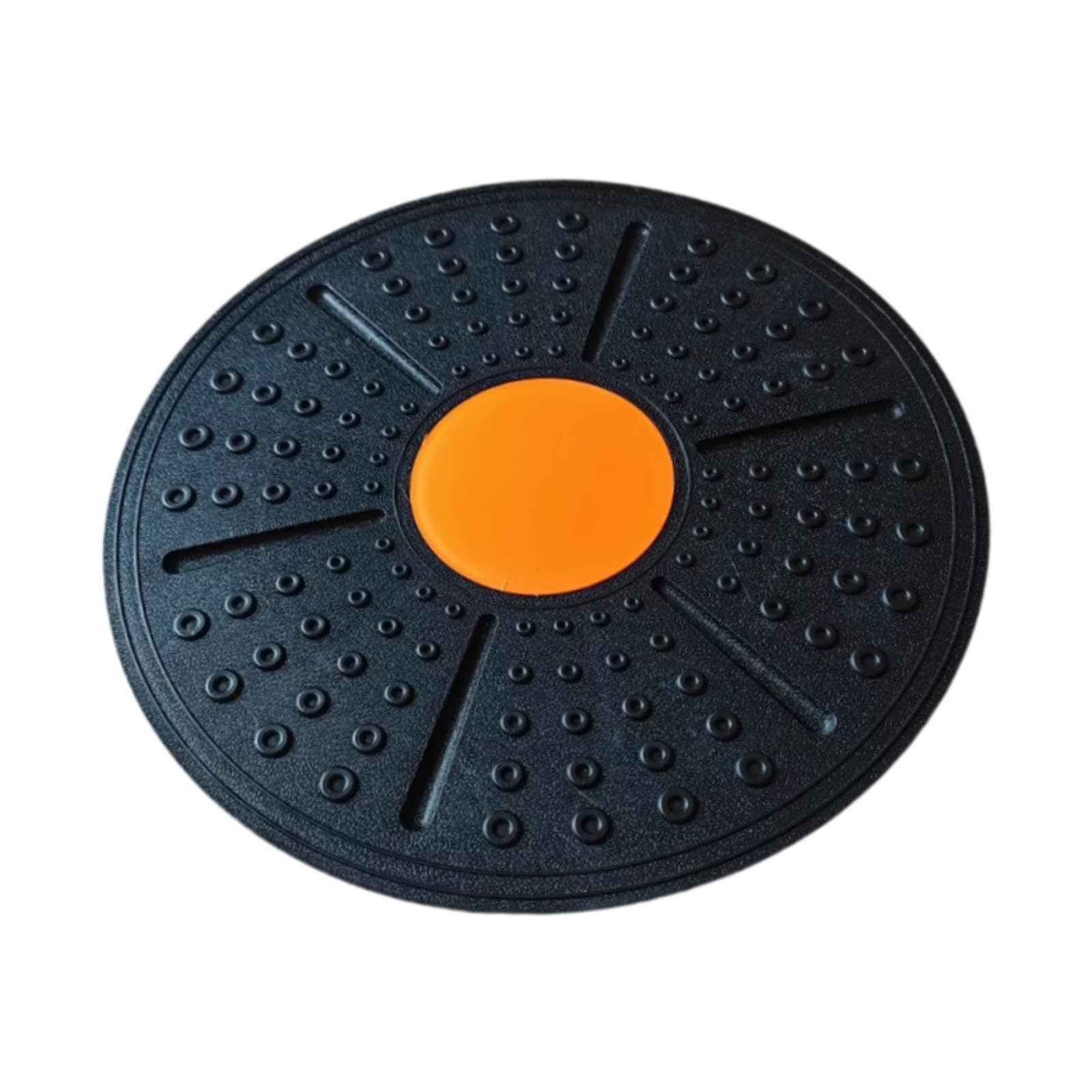 LOVIVER Wobble Balance Board Balance Stability Non Slip Stability Training Round Plate 360ยฐ Rotation Core Training for Sports, Orange