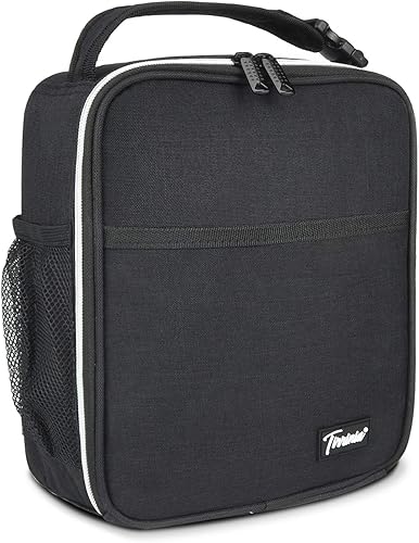 Miniatura 16 de Tirrinia Lonchera aislada para hombres y mujeres, bolsa térmica portátil pequeña para oficina, trabajo, picnic, lonchera compacta reutilizable para