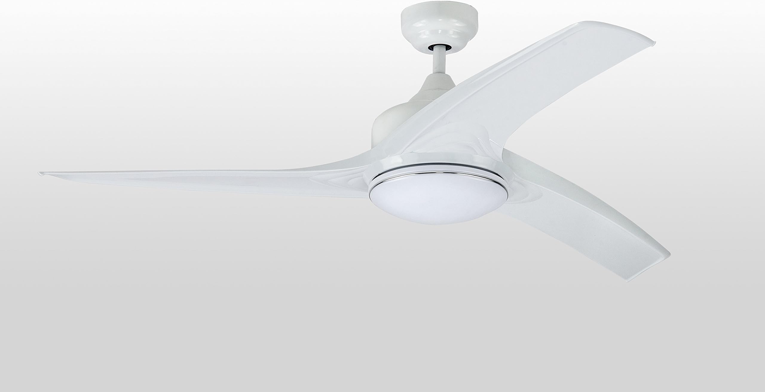 lightingindoors 52" DC Brushless Ceiling Fan with 3 Blades and Single Light Kit