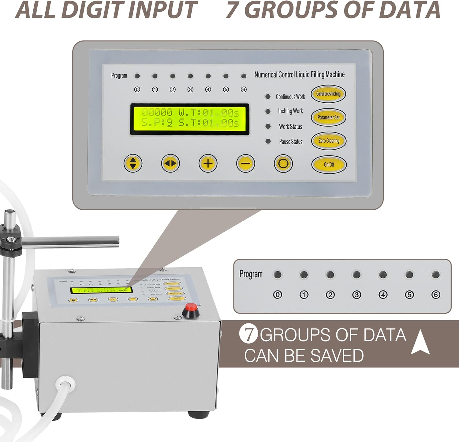 Prоmо Dіѕсоunt Uр Tо 70% оƒƒ Hanchen Liquid Filling Machine 1-118 Ounce Bottle Filler Machine Automatic Liquid Dispenser Electric Digital Control Diaphragm Pump for Water Juice Cosmetic Oil Single Heads One Year Warranty 110~220V Nеw Dеаl Hanchen Liquid Filling Machine 1-118 Ounce Bottle Filler Machine Automatic Liquid Dispenser Electric Digital Control Diaphragm Pump for Water Juice Cosmetic Oil Single Heads One Year Warranty 110~220V