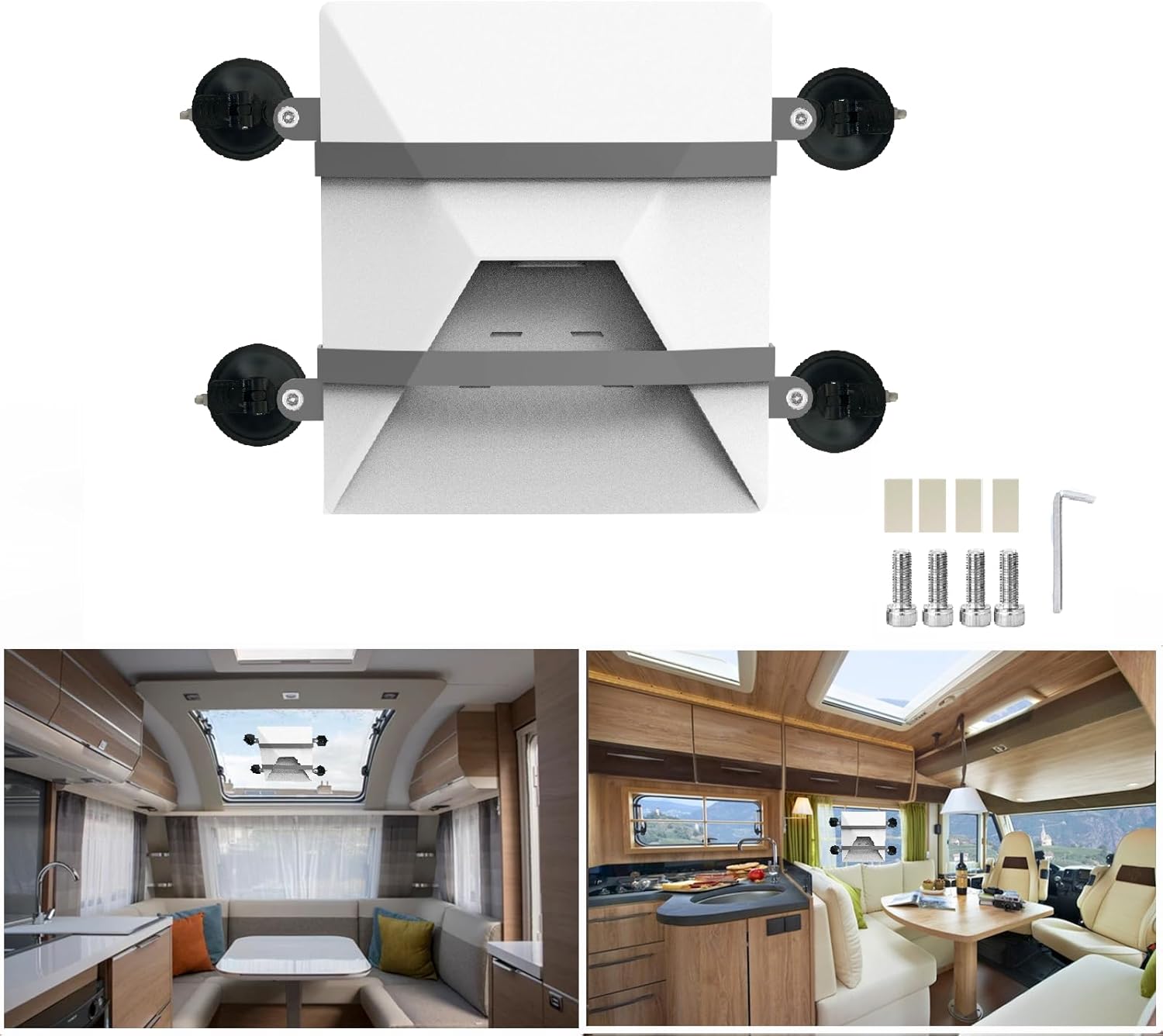 Starlink Mini Car Window Mount - Alloy Steel Mounting Kit for Windows and Sunroof, Ensures Stable Satellite Signal While Driving
