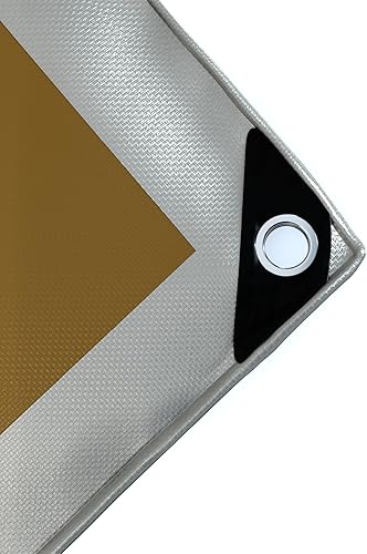 Miniatura 3 de Covers & All Lona de polietileno impermeable, 5 onzas, 160 GSM, 0.394 in de grosor, resistente al viento y a los rayos UV, lona de campamento