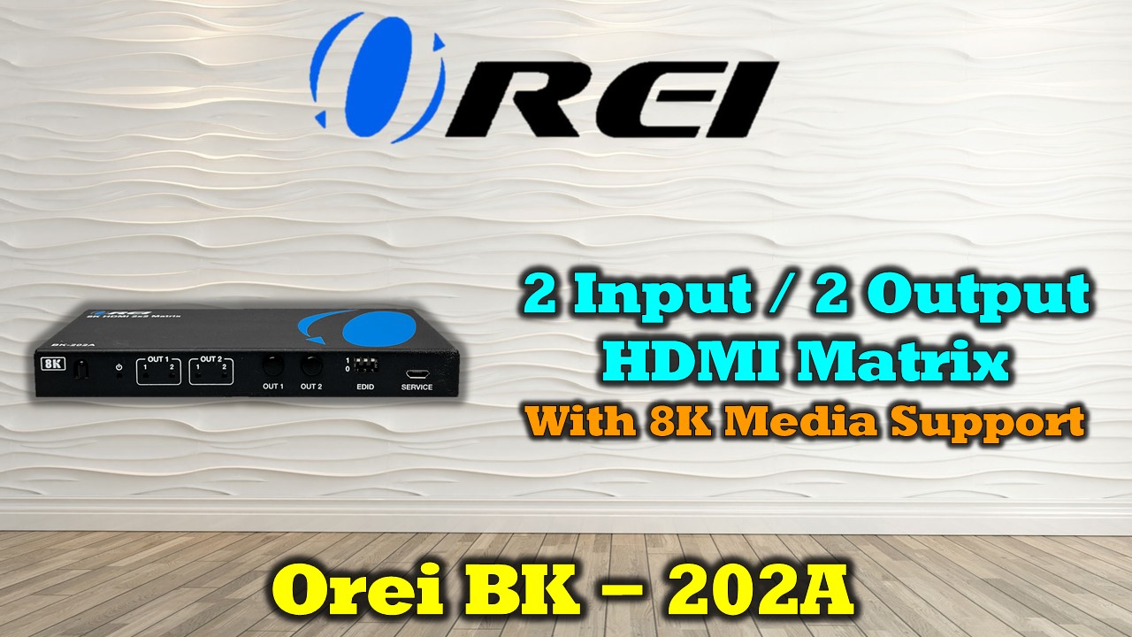 Amazon.com: OREI 2x2 HDMI Matrix Switch – 8K HDMI 2.1, EDID, IR