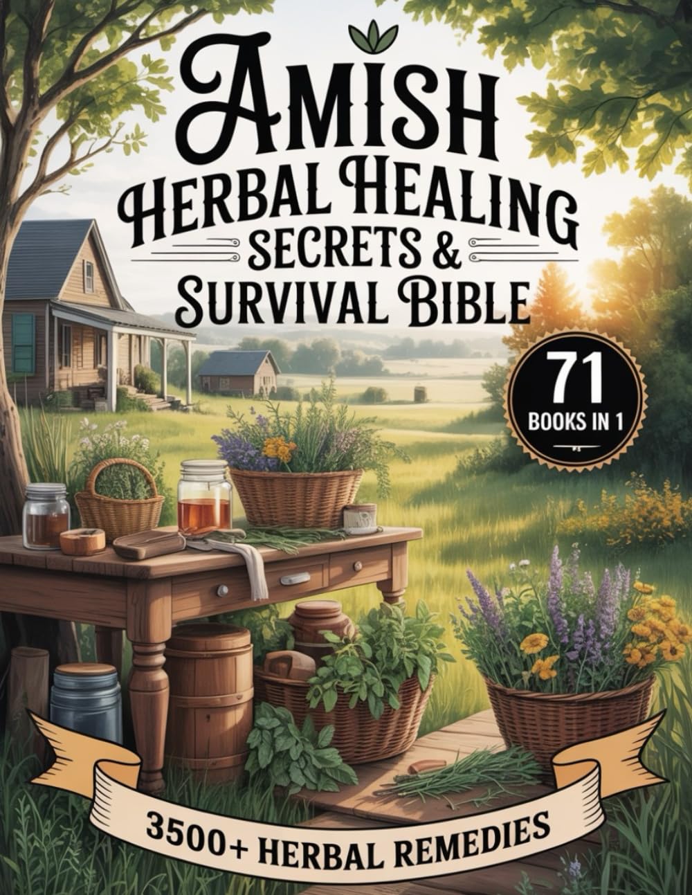 Amish Herbal Healing Secrets & Survival Bible: 3500+ Natural Remedies, Ancient Wisdom, and Off-Grid Skills to Heal, Protect, and Thrive in Any Situation
