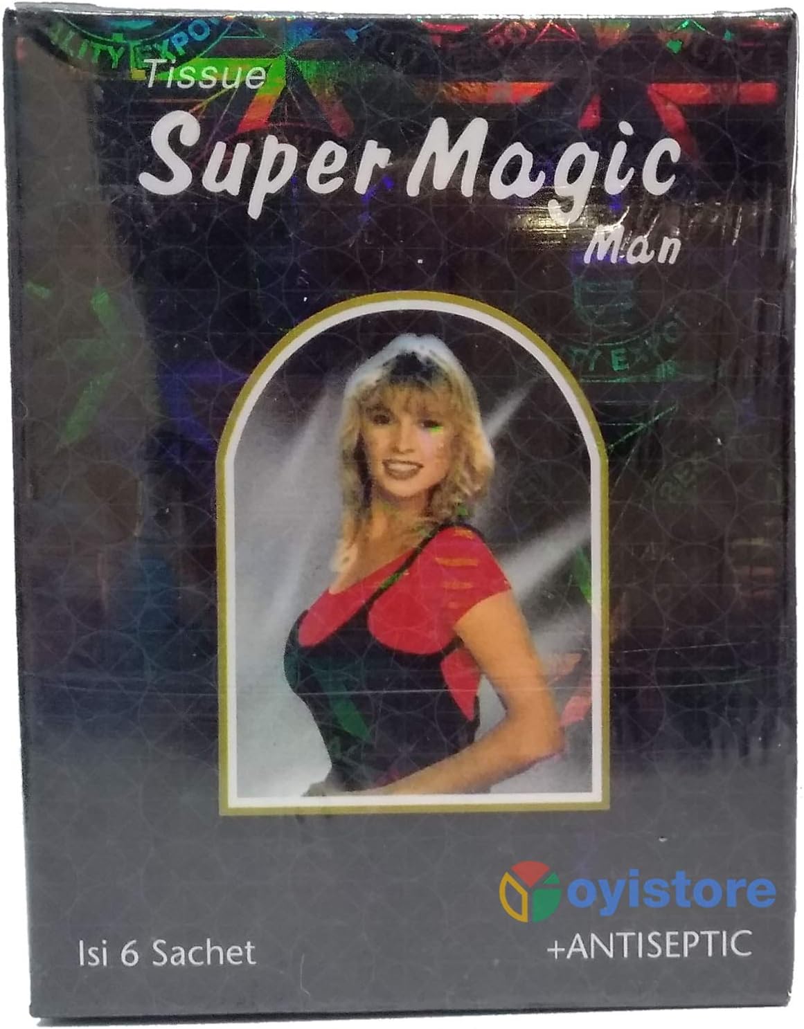 Super Magic Man Wet Wipes Tissue Prevent Premature Ejaculation Long Sex - Pack of 12