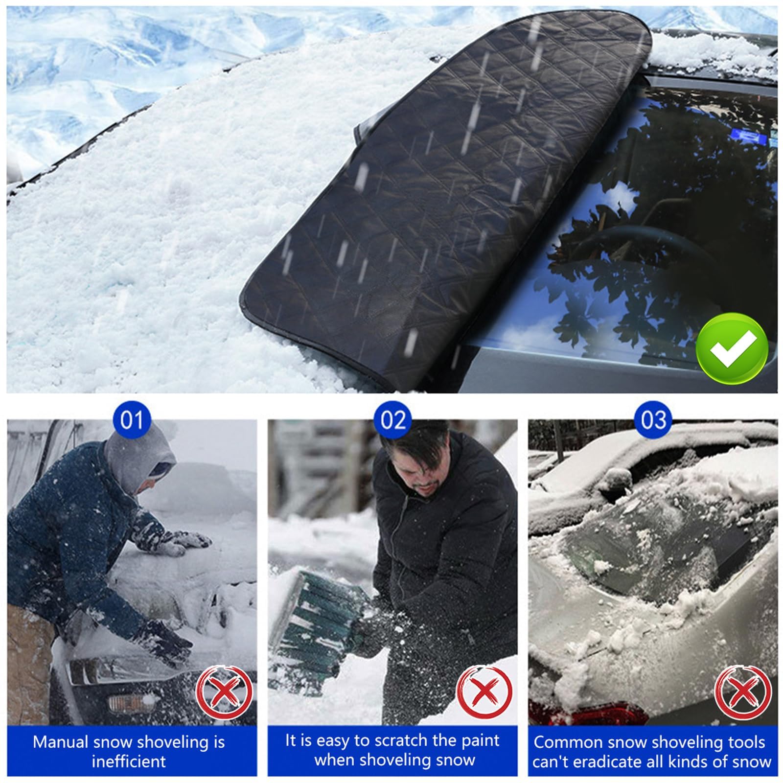 Auto Sneeuwhoes Voor Renault Captur 2013-2026, Auto Voorruit Sneeuwhoes