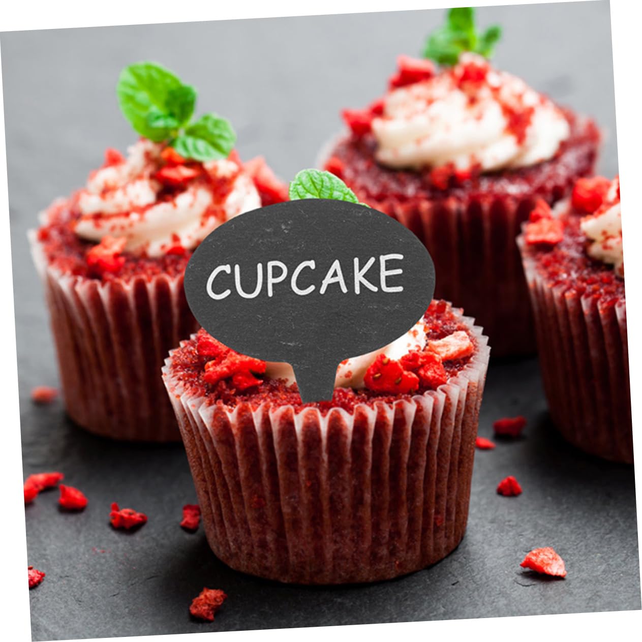 ABOOFAN 1set Reusable Food Markers for Cheese Desserts Cheese Labels Erasable Pens for Party Buffets Weddings Cake Displays