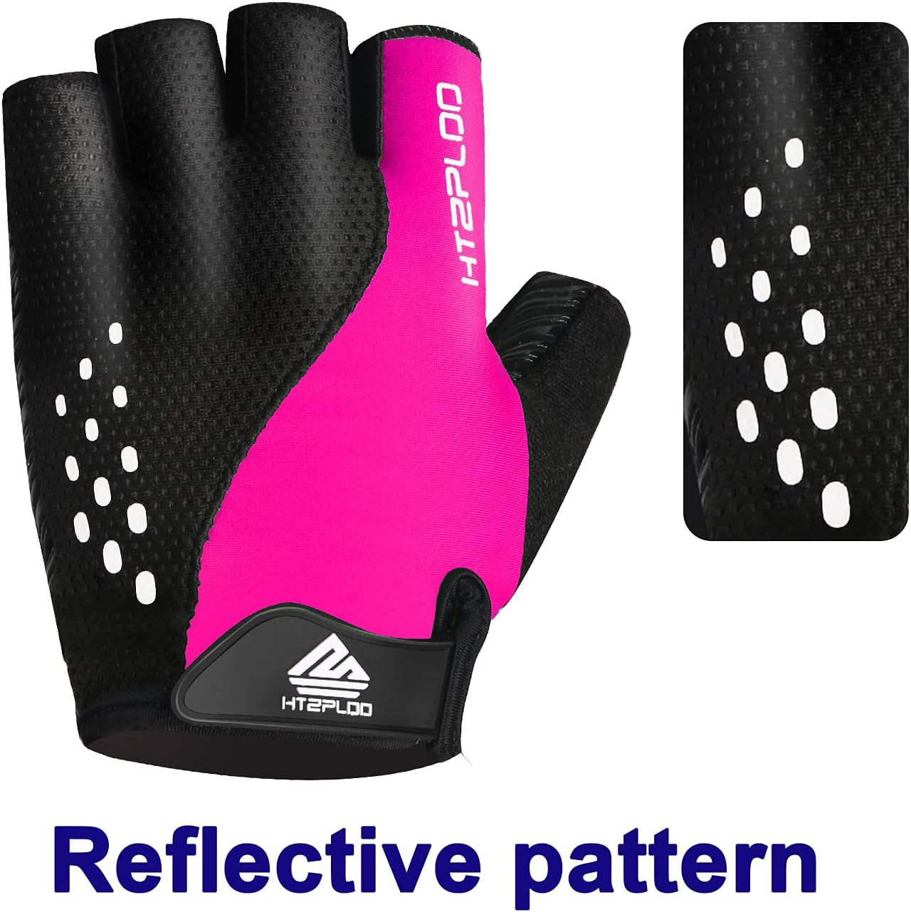 HTZPLOO Bike Gloves Cycling Gloves Biking Gloves for Men Women with Anti-Slip Shock-Absorbing Pad,Light Weight,Nice Fit,Half Finger Bicycle Gloves : Clothing, Shoes & Jewelry