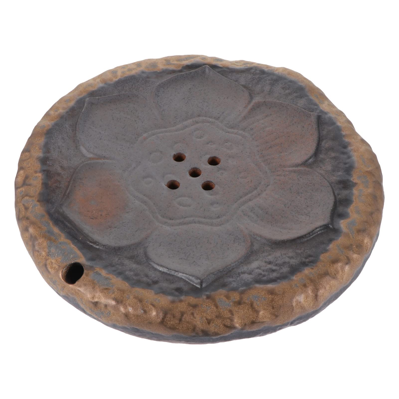 Angoily Retro Chinese Tea Set Tray Kungfu Tea Pot Holder Design Heat-resistant Serving Plate