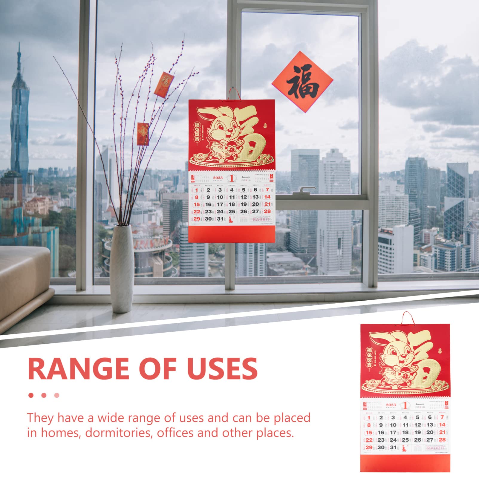 2023 Chinese kalender, maankalender, konijnenkalender, omgekeerde Chinese traditionele kalender en welke dag is de datum van het maken van deze oude Chinese kalender
