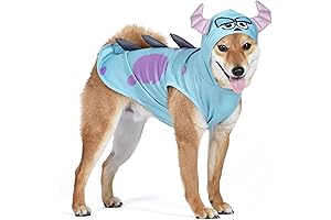 Officially Licensed Sully Dog Costume - Monsters Inc. Character Halloween Outfit for Medium-Sized Dogs