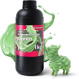phrozen 光造形 3Dプリンター用 UVレジン [Macaroon-Green] 光硬化樹脂 優しい発色 くすみカラー LCD/SLA 3Dプリンタ向け ハンドメイド 手作り 手芸 アクセサリパーツ (1000g, マカロングリーン)