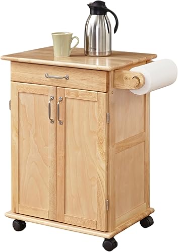 Homestyles General Line Carrito móvil de cocina, MUEBLES, natural