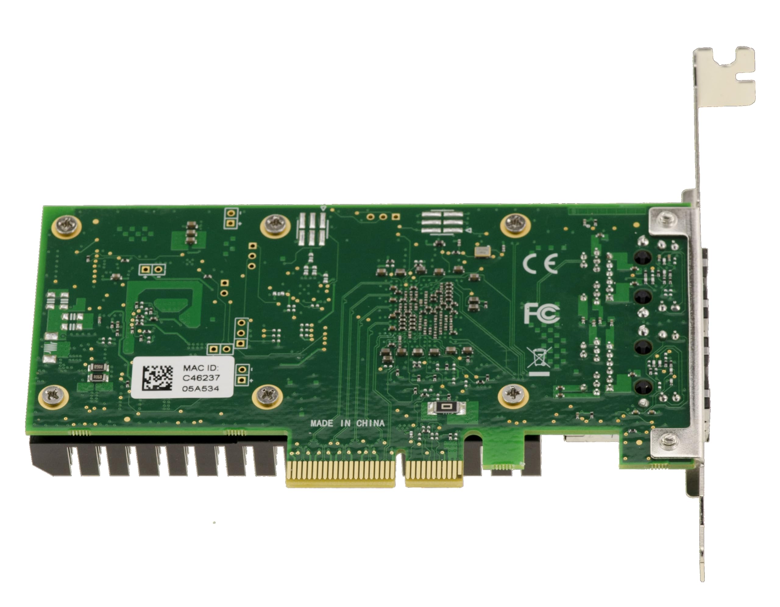 KALEA-INFORMATIQUE Scheda controller di rete PCIe x4 con 2 porte 10 Gigabit Ethernet RJ45 con chipset X550 10G