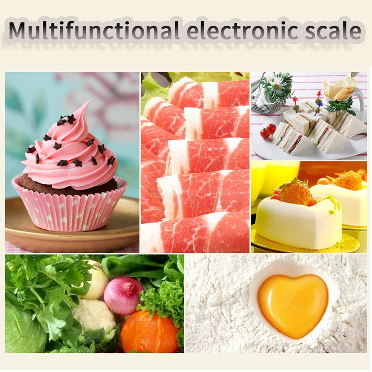 Bilance da Cucina digitali Bilance di precisione digitali LCD da 0,5 g/1 g Bilancia Elettronica per calcolo Prezzi per bilance da Negozio Commerciali (Dimensioni: 10 kg-1 g) ()