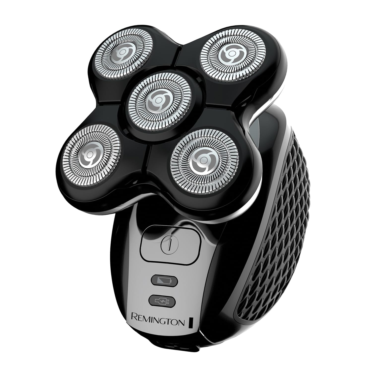 Remington Electric Head Shaver for Bald Men (5 Cutting Heads, Skin Close Results, 0.2mm), (Waterproof, Detail Trimmer, 50-Minute Runtime, Easy Clean Hair Pocket, Travel Pouch) Electric Razor - XR1501