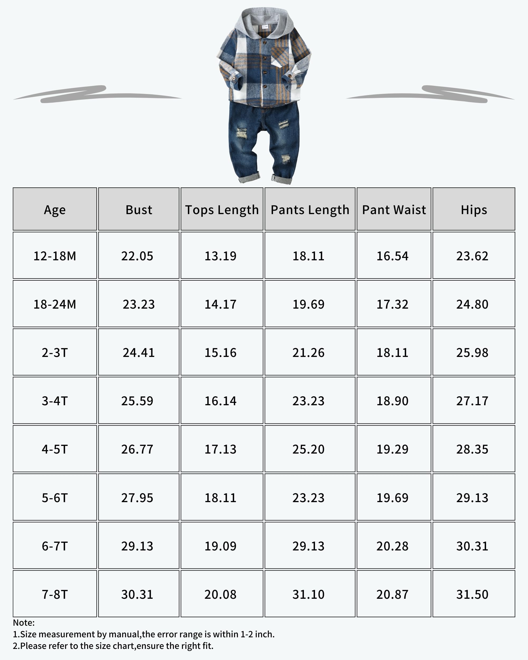 XUANHAO Conjunto de ropa para niños pequeños de 12, 18, 24 meses, 2T, 3T, 4T, 5T, sudadera con capucha y pantalones vaqueros para otoño e invierno