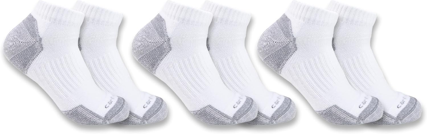 Carhartt Men's Midweight Cotton Blend Sock 3 Pack - Image 2