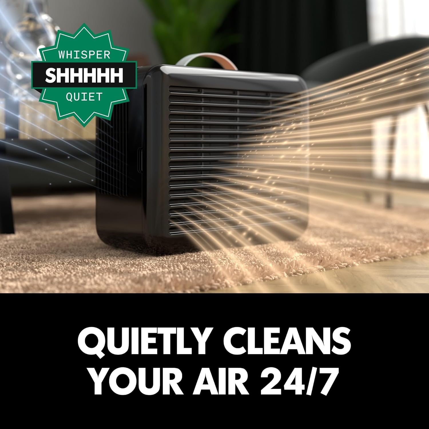 PuroAir Air Purifier 100i Smart HEPA Air Purifiers for Home Pets - Portable Small Air Purifier Filters up to 550 Ft² of Pollutants, Smoke, Pollen, Dust - Room Air Purifiers for Bedroom, Baby, Office 9