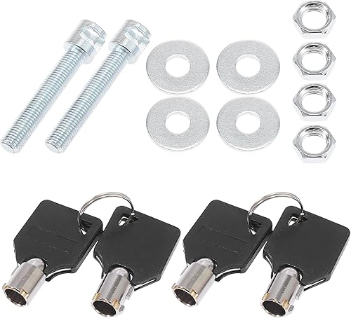 Miniatura 8 de X AUTOHAUX 2 unids universal aleación de aluminio coche motor capó pestillo bloqueo bloqueo liberación rápida clave pin kit de fibra de carbono