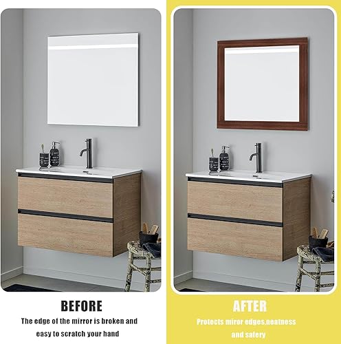 Miniatura 4 de Teemall Adhesivo autoadhesivo de PVC impermeable con grano de madera de 32.8 ft, decoración de pared, azulejos de cocina, baño, papel tapiz adhesivo