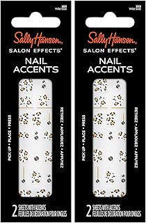 Salon Effects Nail Accents, Wild Side, Nail Art Decals, Easy to Use, No Commitment, Use On Nail Polish or Bare Nails, Mix and Match (Pack of 2)