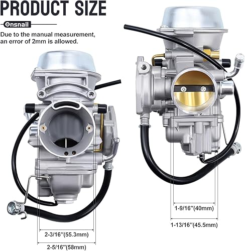 Miniatura 2 de Carburador para Polaris Sportsman 500 4X4 HO 2001-2005 2010-2012 (solo HO)/Polaris Scrambler 500 4X4 1997-2009/Polaris Worker 500/Polaris ATP 500