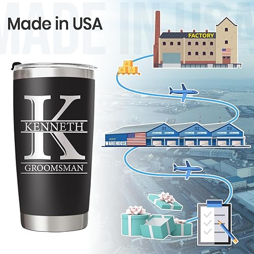 Miniatura 3 de Vaso personalizado con nombre grabado  Taza de café personalizada de 20 onzas con tapa  Regalos personalizados de agradecimiento a los empleados