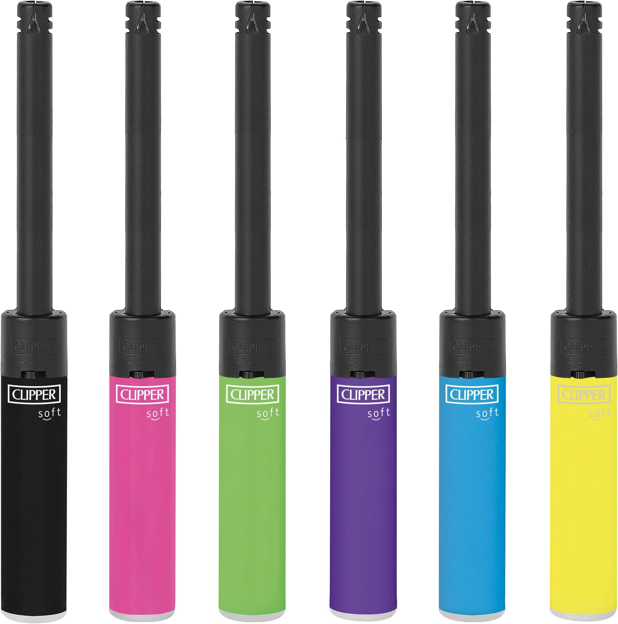 4 X CLIPPER LIGHTERS TUBE PLU SHINNY